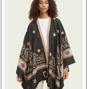Scotch & Soda Black and Tan Cape